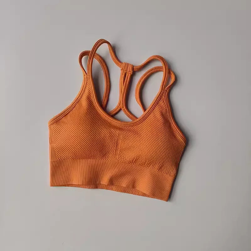 Maximum Support & Comfort – Breathable Shockproof Sports Bra for Intense Workouts & Yoga