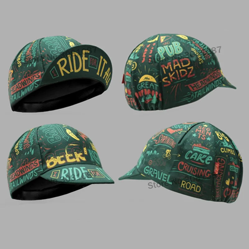 Ride Bold, Ride Bright – Fun, Colourful & Breathable Cycling Cap for All! - Ibaldu