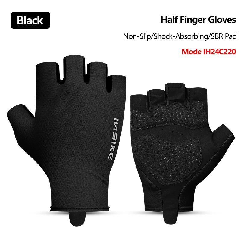 Dominate Every Ride – Elite Breathable, Shock-Absorbing Half-Finger Cycling Gloves - Ibaldu