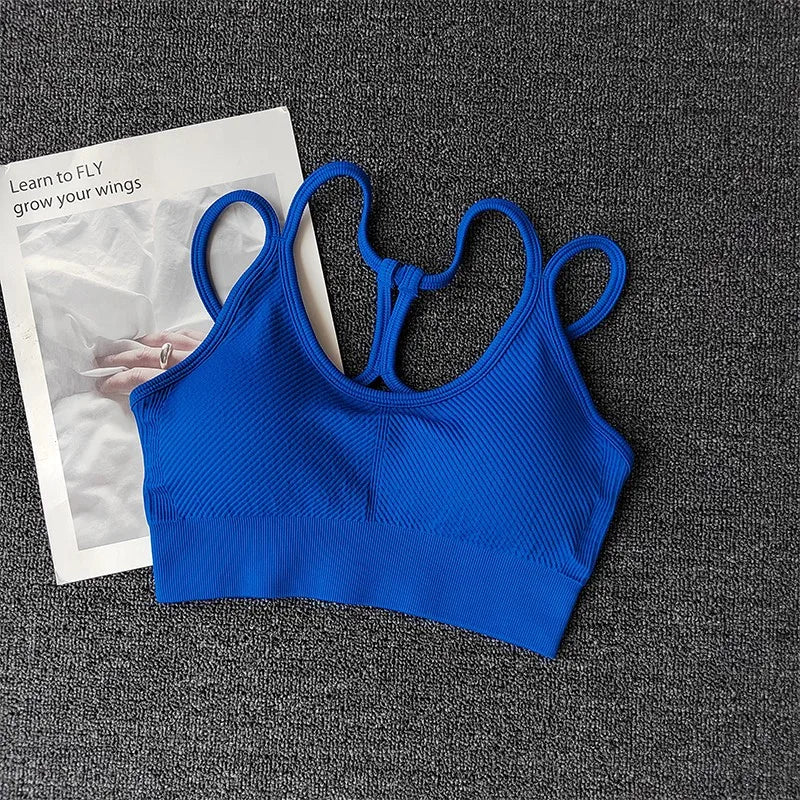 Maximum Support & Comfort – Breathable Shockproof Sports Bra for Intense Workouts & Yoga
