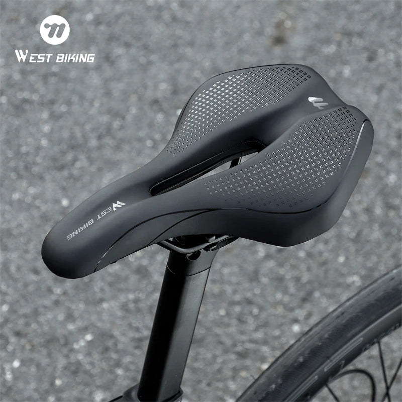 West Biking Ultralight Shockproof Bike Saddle – Breathable & Ergonomic Comfort - Ibaldu