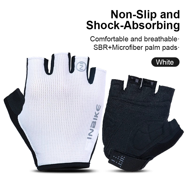 Dominate Every Ride – Elite Breathable, Shock-Absorbing Half-Finger Cycling Gloves - Ibaldu