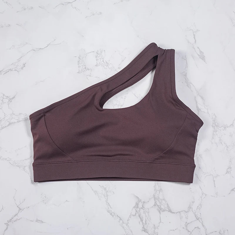 DIAS FIT JOY One-Shoulder Sports Bra – Stylish Support for Every Workout