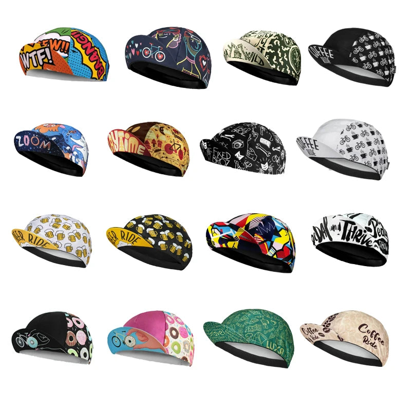 Ride Bold, Ride Bright – Fun, Colourful & Breathable Cycling Cap for All! - Ibaldu