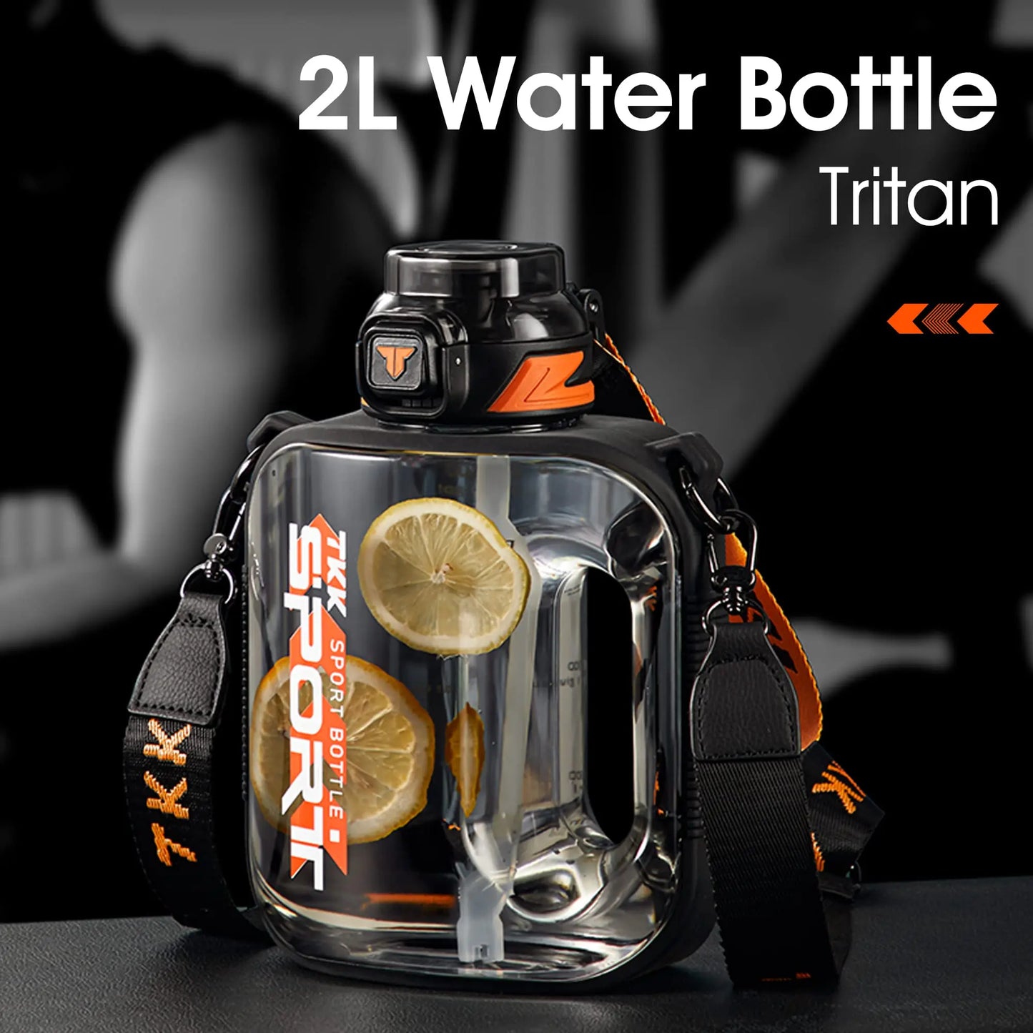 TKK Large-Capacity TRITAN Sports Water Bottle – Durable, Heat-Resistant & Perfect for Outdoor Adventures