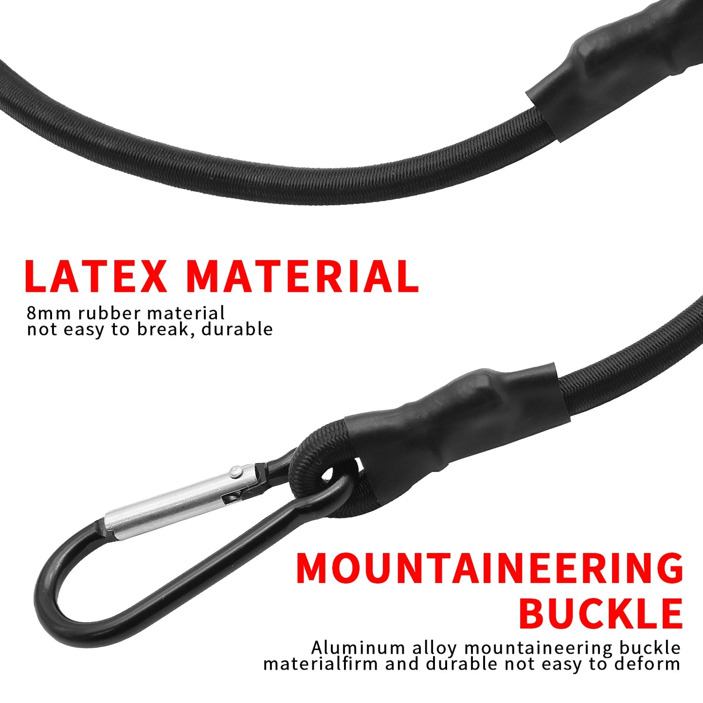 Baiann Heavy-Duty Elastic Bungee Cords – Secure & Strap with Confidence - Ibaldu