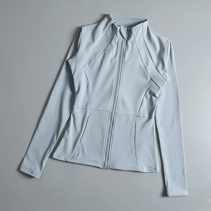 Ultimate Comfort & Flexibility – High-Elastic Yoga Jacket for Active Women