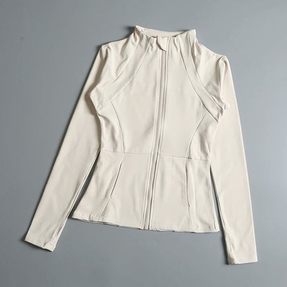 Ultimate Comfort & Flexibility – High-Elastic Yoga Jacket for Active Women