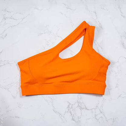 DIAS FIT JOY One-Shoulder Sports Bra – Stylish Support for Every Workout