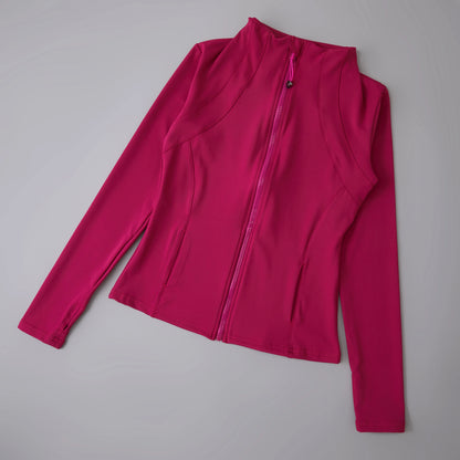 Ultimate Comfort & Flexibility – High-Elastic Yoga Jacket for Active Women