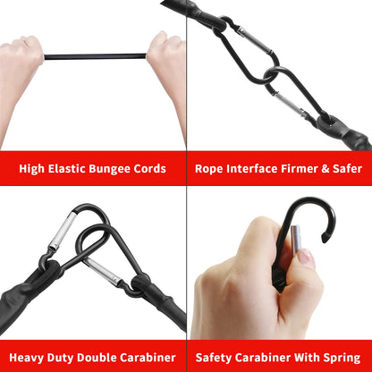 Baiann Heavy-Duty Elastic Bungee Cords – Secure & Strap with Confidence - Ibaldu
