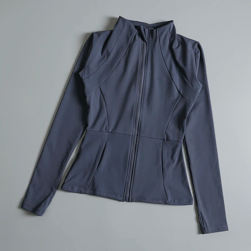 Ultimate Comfort & Flexibility – High-Elastic Yoga Jacket for Active Women
