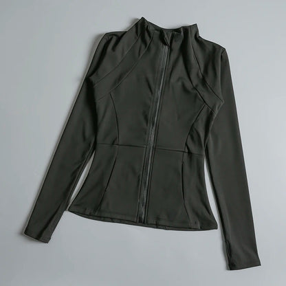 Ultimate Comfort & Flexibility – High-Elastic Yoga Jacket for Active Women