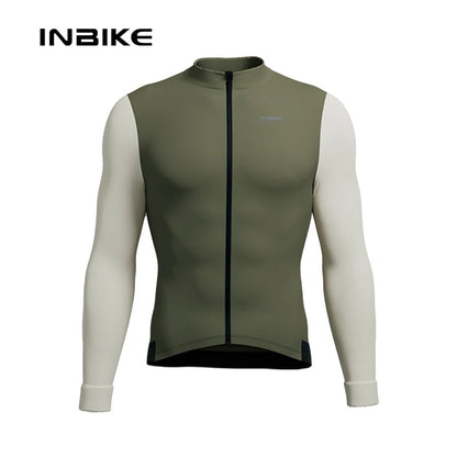Men's Thermal Winter Cycling Jersey: Full-Zip, Reflective, and Built for Ultimate Perform - Ibaldu