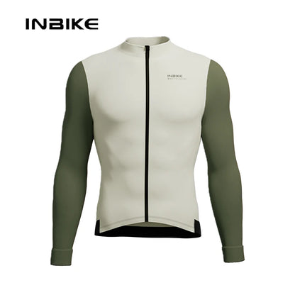 Men's Thermal Winter Cycling Jersey: Full-Zip, Reflective, and Built for Ultimate Perform - Ibaldu