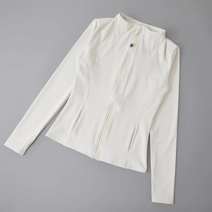 Ultimate Comfort & Flexibility – High-Elastic Yoga Jacket for Active Women