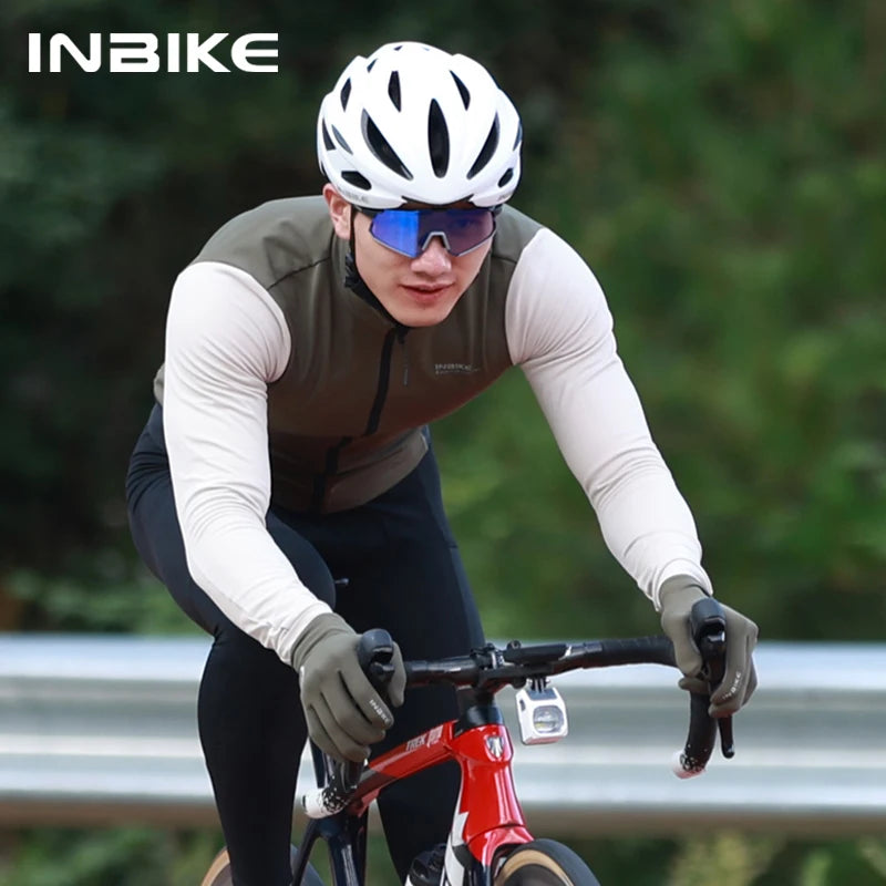 Men's Thermal Winter Cycling Jersey: Full-Zip, Reflective, and Built for Ultimate Perform - Ibaldu