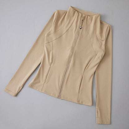 Ultimate Comfort & Flexibility – High-Elastic Yoga Jacket for Active Women