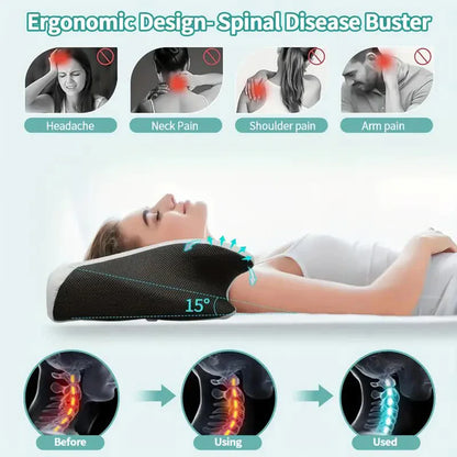 Butterfly Memory Foam Pillow – Ultimate Comfort & Neck Support - Ibaldu