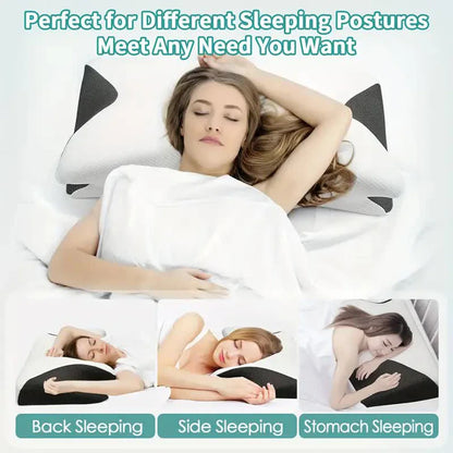Butterfly Memory Foam Pillow – Ultimate Comfort & Neck Support - Ibaldu